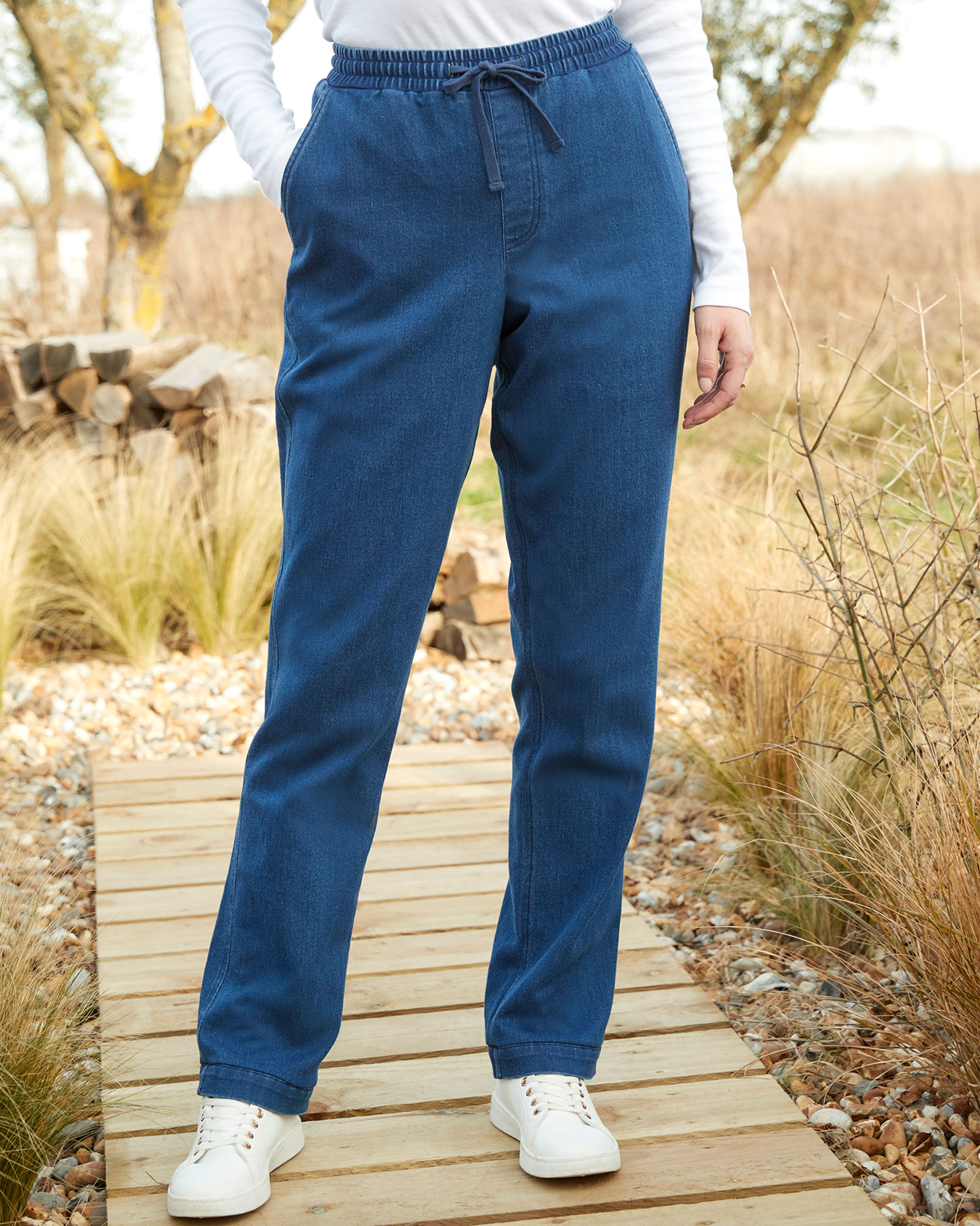 Cotton traders ladies pull on jeans cheap