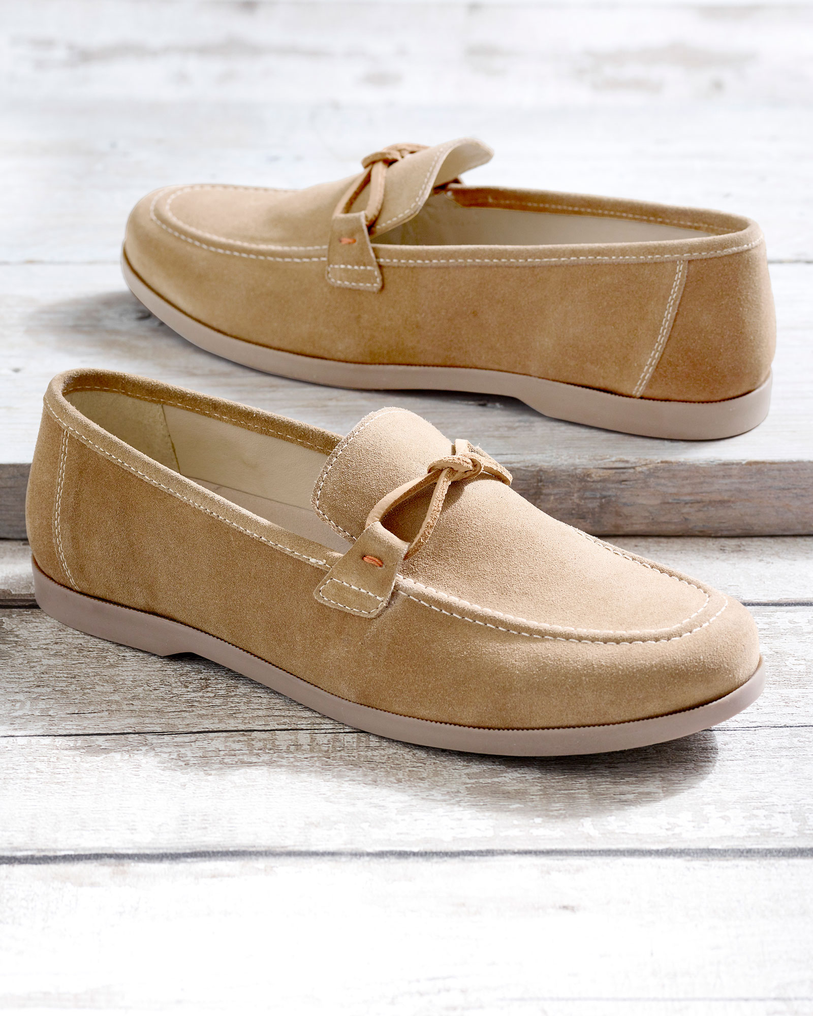 Cotton traders discount suede slip ons