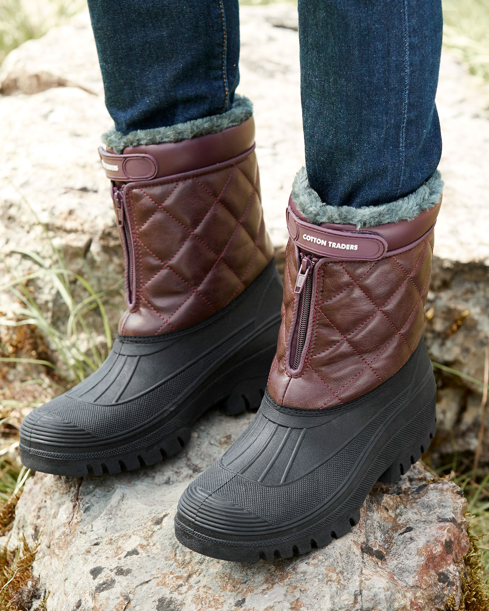 cotton traders mens waterproof boots
