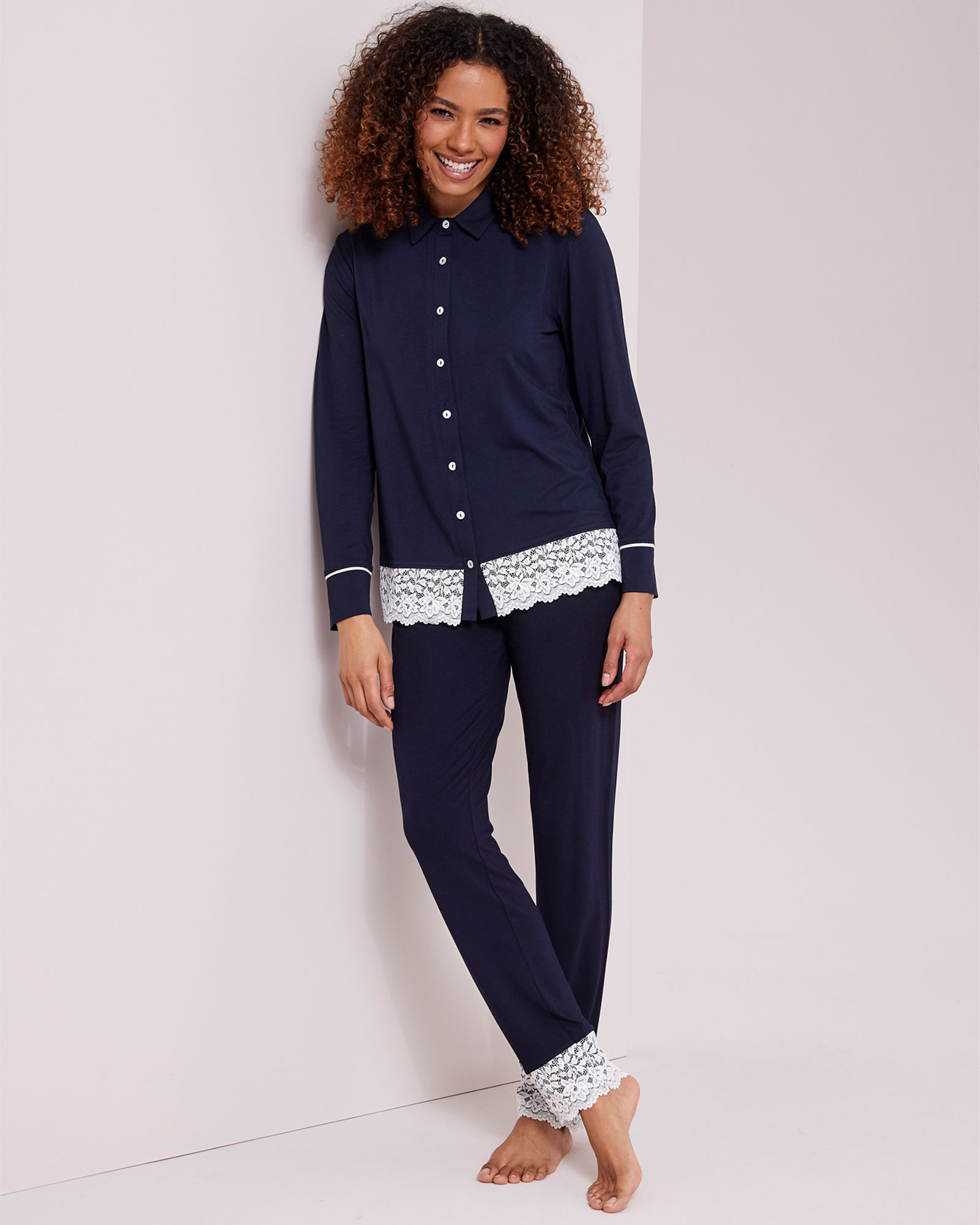 Lace Trim Nightshirt