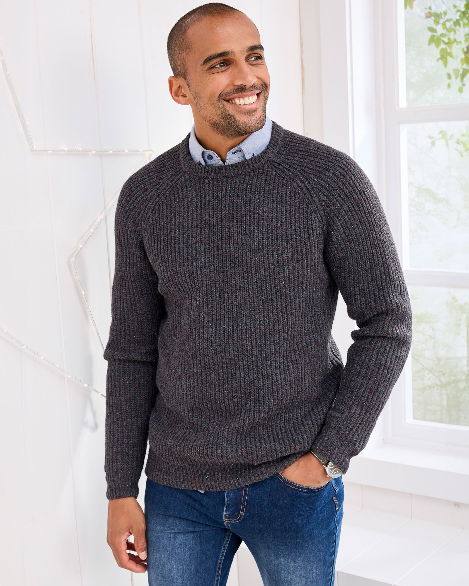 Supersoft Crew Neck Jumper at Cotton Traders