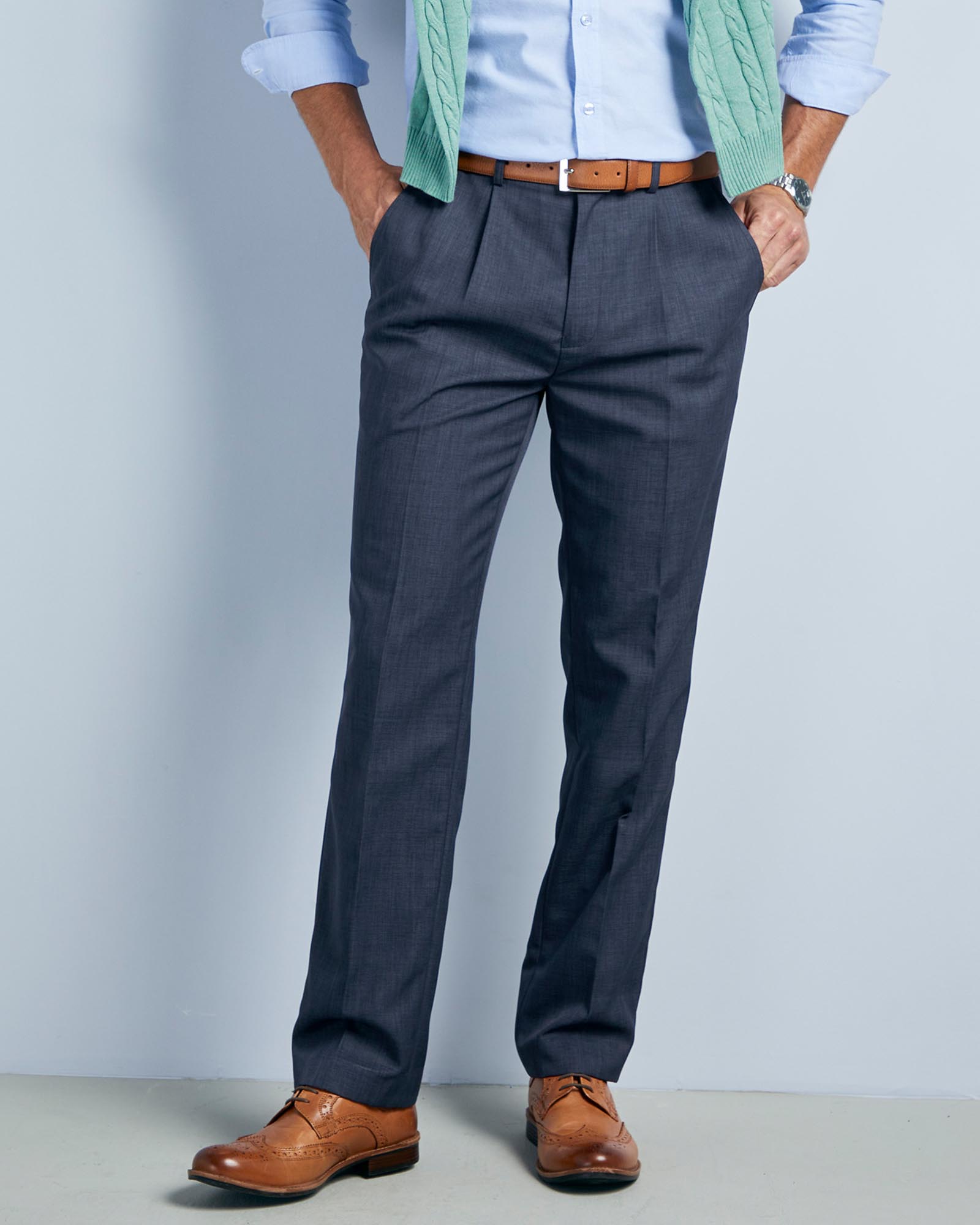 Pleat Front Supreme Trousers