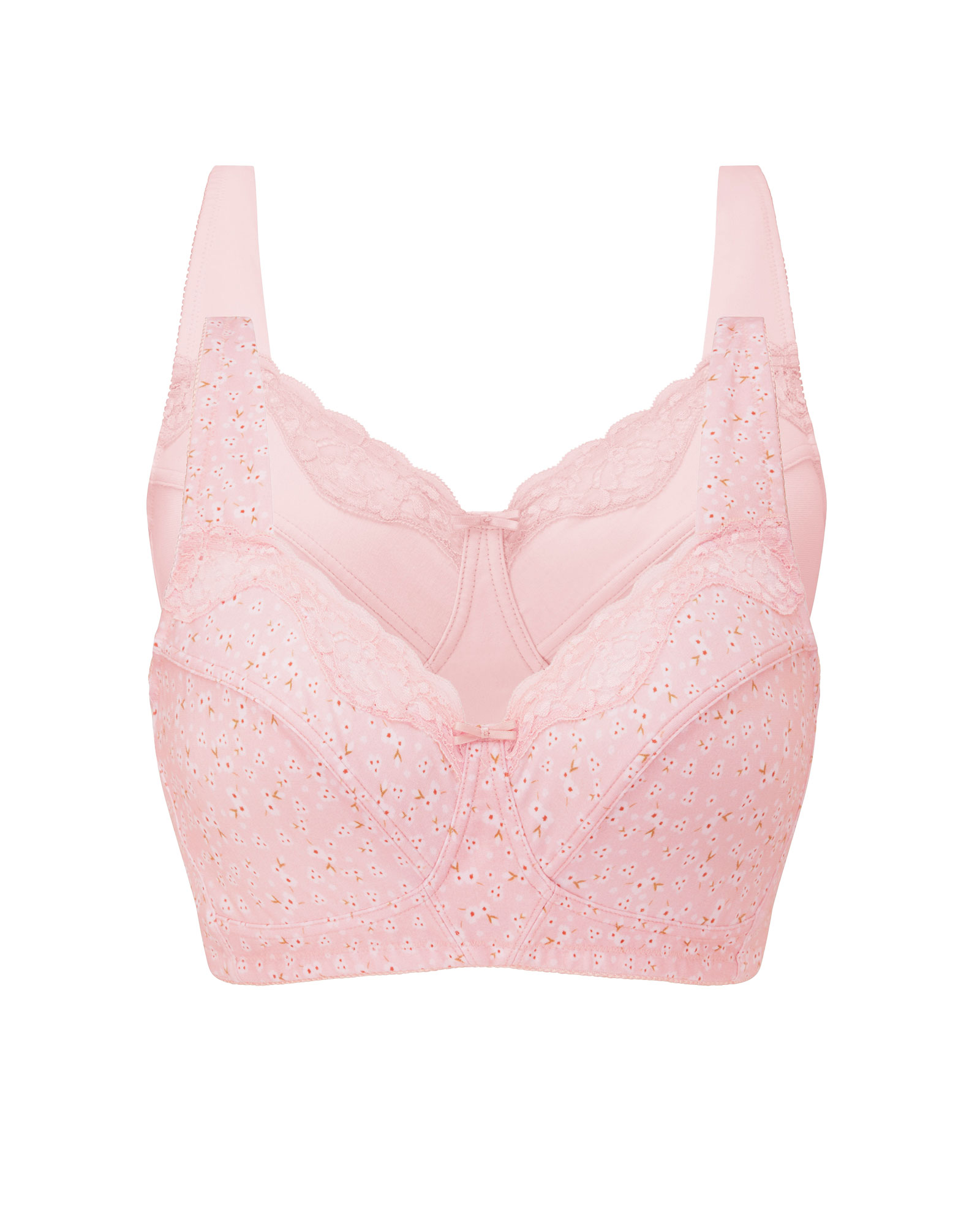 2 Pack Eve Non-Wired Cotton-Rich Bras